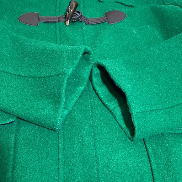 Tommy Hilfiger Wool-blend Stylish Pea Coat in Vibrant Kelly Green - women-M - Picture 15 of 15